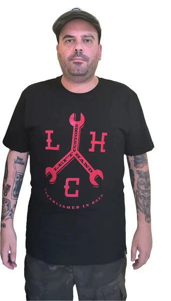 Red logo Left Hand Customs