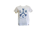 Blue logo Left Hand Customs