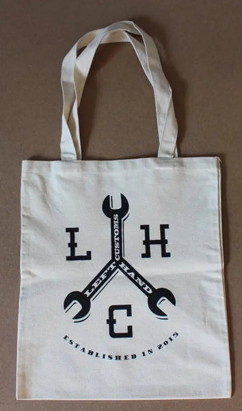 Cotton tote bag with logo Left Hand Customs