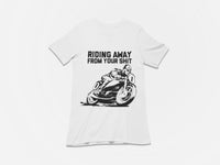 Riding away Left Hand Customs